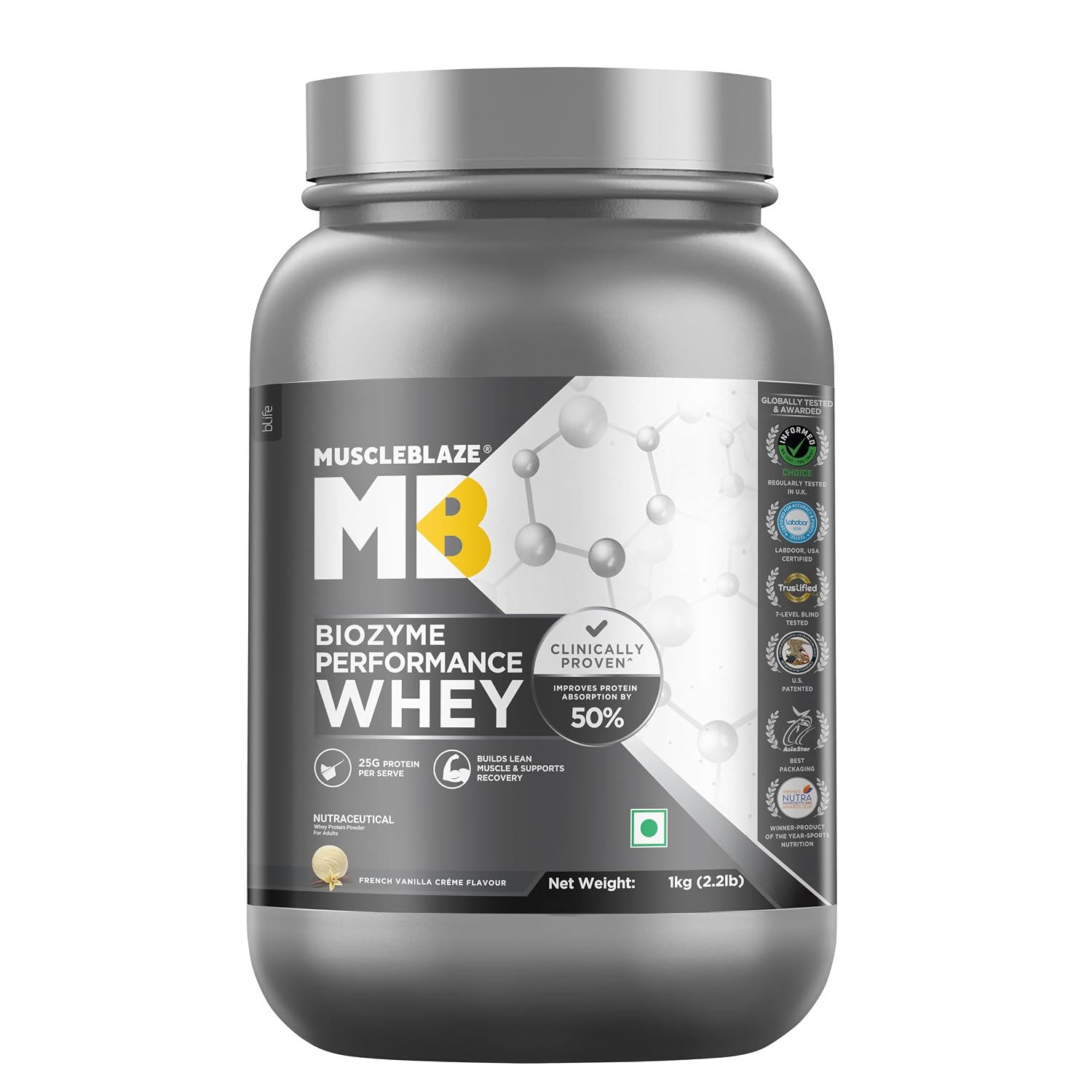 MuscleBlaze Biozyme Performance Whey