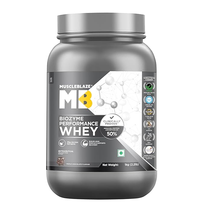 MuscleBlaze Biozyme Performance Whey
