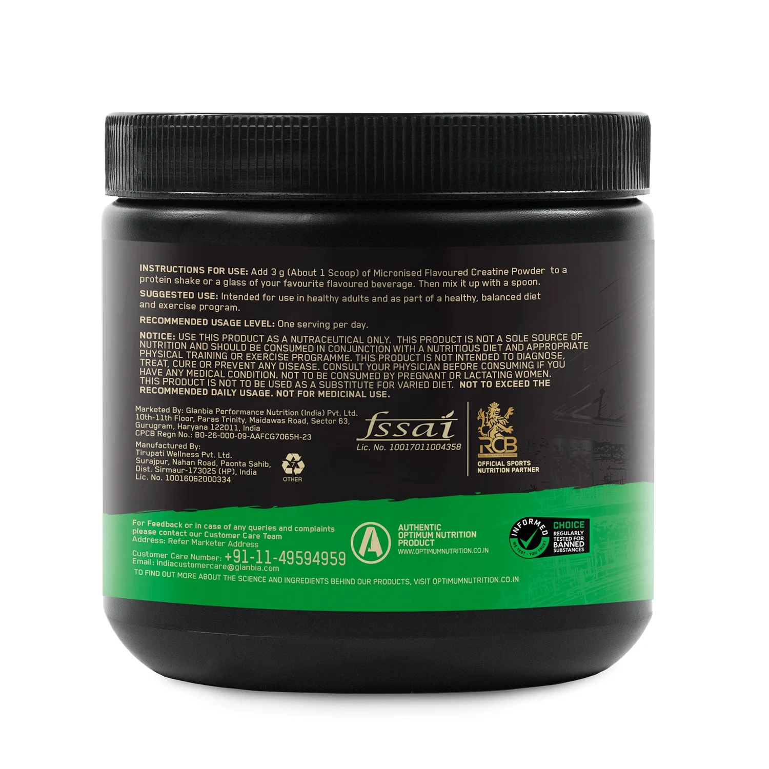 Micronised Creatine Powder